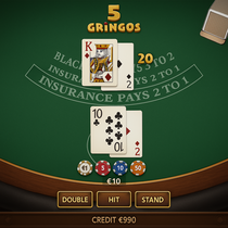 5Gringos - Blackjack Table Game - Jeu de table